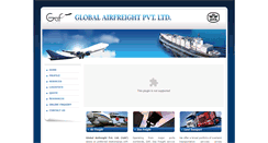 Desktop Screenshot of globalairfreightgroup.com